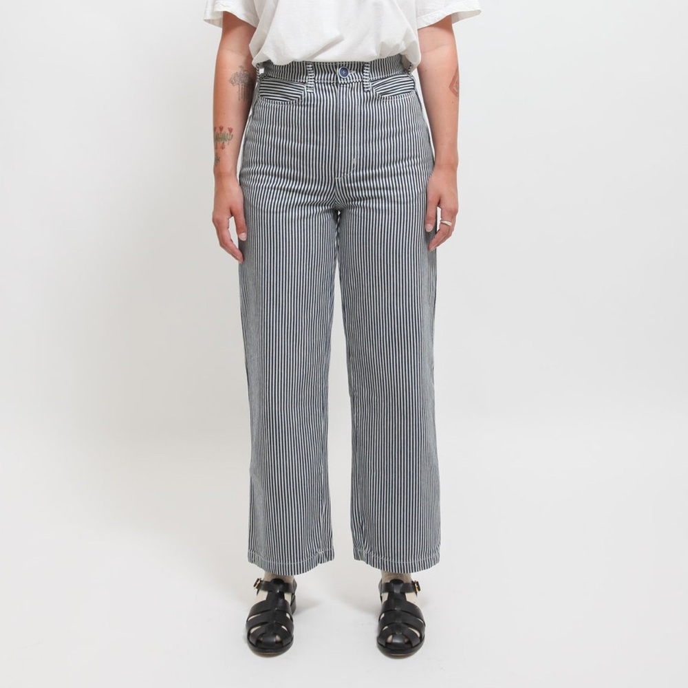 Gravel and Gold Placer Pants in Conductor Stripe